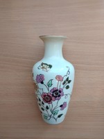 Zsolnay lepkés-virágos váza