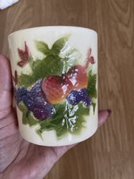 Gyopárosi commemorative mug with convex fruit pattern