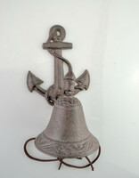 Cast iron anchor bell