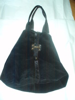 Vintage asos split leather shoulder bag