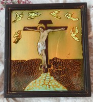 Morelli edit - the crucified christ - fire enamel image judged by the creative community of istván szőnyi