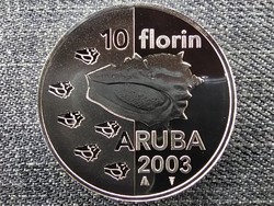 Aruba Kagyló .925 ezüst 10 florin 2003 PL (id46791)