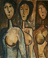 Magyar festő: Női társsaság