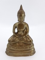 Budha réz szobor 17,5 cm.