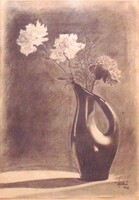 Zoltán Angyalföldi tailor (1929 - 2014) - flower still life