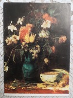 Munkácsy Mihály - Csendélet(1882)/retro képeslap 1977