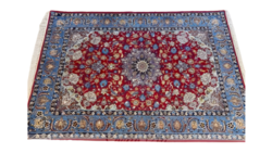 Iran Isfahan perzsaszőnyeg selyemfonallal 170x112 cm (SZ285 )
