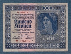 1000 Crown 1922 without watermark version