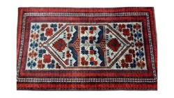 Török törzsi szőnyeg festett kék 210x120