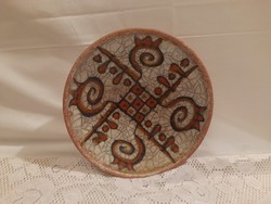 Rare Gorka Nógrádverőce ceramic wall bowl