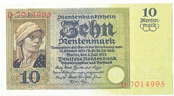 Germany 10 rentenmark 1925 replica unc