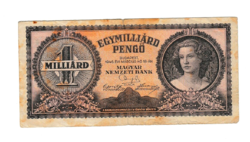 1946 - Egymilliárd Pengő  bankjegy - R129