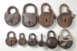 Antique padlocks