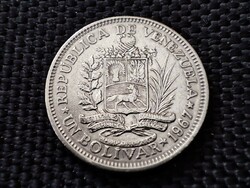 Venezuela 1 Bolivar, 1967 REPUBLICA DE VENEZUELA