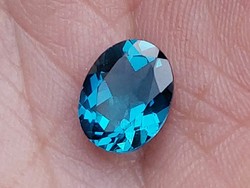 Charming cleanliness! Real, 100% product. London blue topaz gemstone 2.01ct - (vvs)! Its value: HUF 60,300!