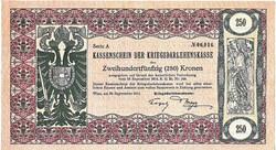 Ausztria 250 korona 1914 REPLIKA UNC