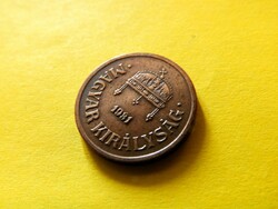 1931 bronz 2 fillér RITKA évjárat a UNC ! (HI1-1)