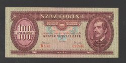 100 Forint 1962. Vf + !! Very nice!! Rare!!