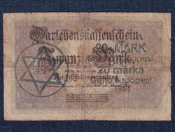 Németország Második Birodalom (1871-1918) 20 Márka bankjegy 1914 Dávid csillaggal (id64615)