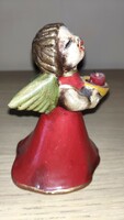 Original bozner engel thun ceramic angel candlestick red