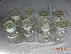 Üvegdugós fűszeres üvegek 8+3 db