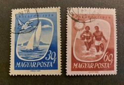 Balaton bélyeg 1959 2 db