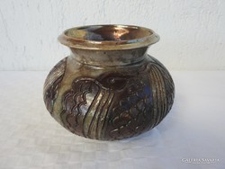 Füzesi zsuzsa applied art marked juryed ceramic vase