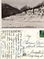 Borsfüred ski slopes 1943. There is a post office!