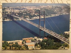 Törökország/Isztambul/Boszporusz híd/képeslap 1991