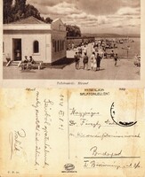 Balatonlelle strand 1938    .Posta van !