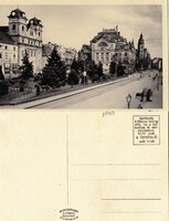 Kassa Fő tér kb 1930      .Posta van !