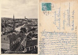 Eger minaret and grid church 1934. There is a post office!