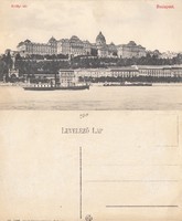 Budapest Royal Castle 1908. There is a post office!