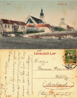 Győr Püspöki vár 1909    .Posta van !