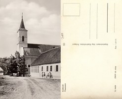 Kárász Catholic Church, about 1960. There is a post office!