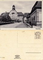 Kassa Town Hall, circa 1940. There is a post office!