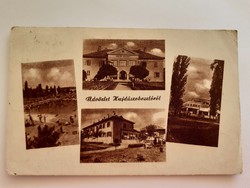Old postcard Hajdúszoboszló honvéd hospital photo postcard