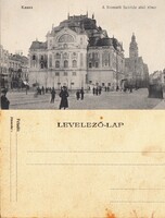 Box office, the lower part of the national theater around 1910. There is a post office!