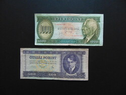 500 forint 1969 - 1000 forint 1996 LOT !!!