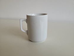 Régi Zsolnay porcelán bögre fehér teás csésze