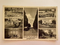 Old postcard Hajdúszoboszló spa photo postcard