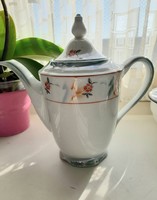German luster-glazed coffee jug with a beauty flaw