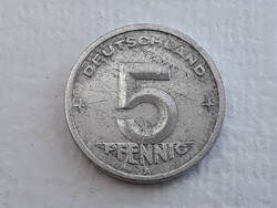 Németország 5 Pfennig 1949 A érme - Német Demokratikus Köztársaság külföldi pénzérme