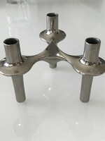 Stoff Nagel candle holder made of stainless steel, 8 cm high