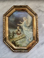 Holy image in metal frame with maria zell