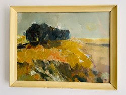 Bod László: Nyár című képcsarnokos olaj festménye