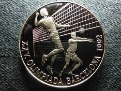 Kuba 25. olimpiai játékok 1992 Barcelona Röplabda.925 ezüst 10 Pezó 1990 PP (id66327)