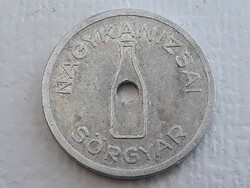 Magyarország Nagykanizsai Sörgyár token érme - N. K. S. 1 db pénzérme