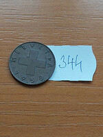 SVÁJC 2 RAPPEN 1958 B (Bern),  BRONZ  344.