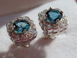 London topaz 925 silver earrings